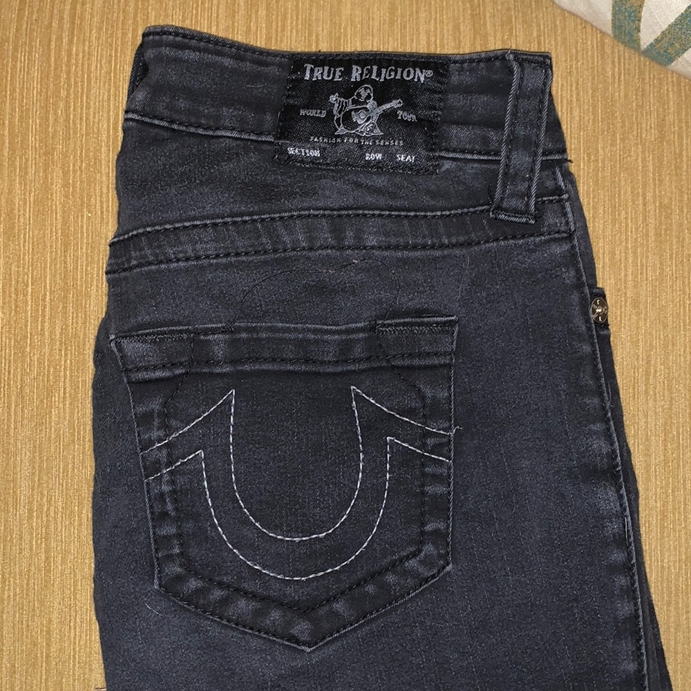 True Religion Black Jeans Size 29